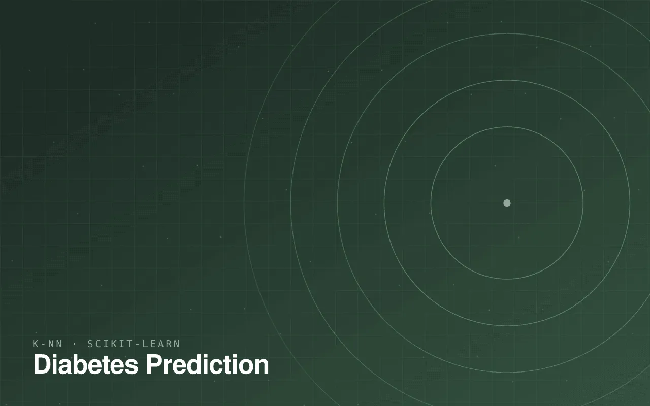 Abstract cover for the diabetes prediction model